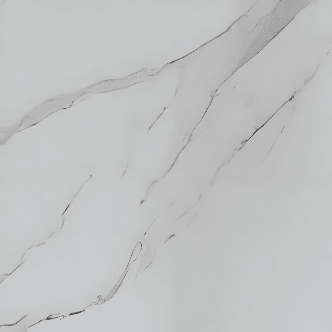 Placa PVC símil mármol blanco Carrara con vetas grises finas