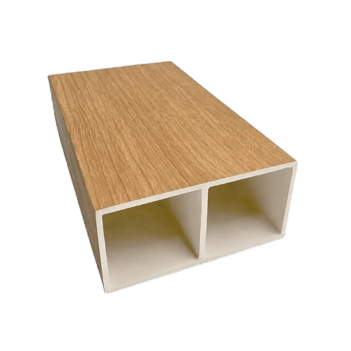 Viga decorativa WPC interior Encino símil madera para techo | SRJ Tu Hogar Uruguay